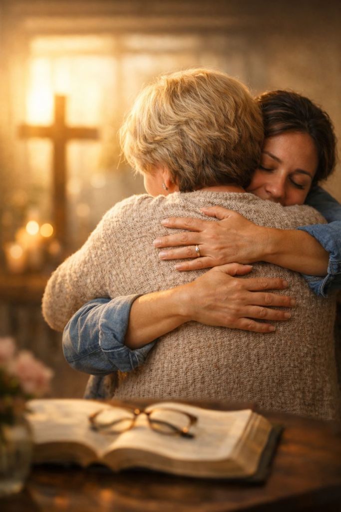 There is something sacred about a hug.